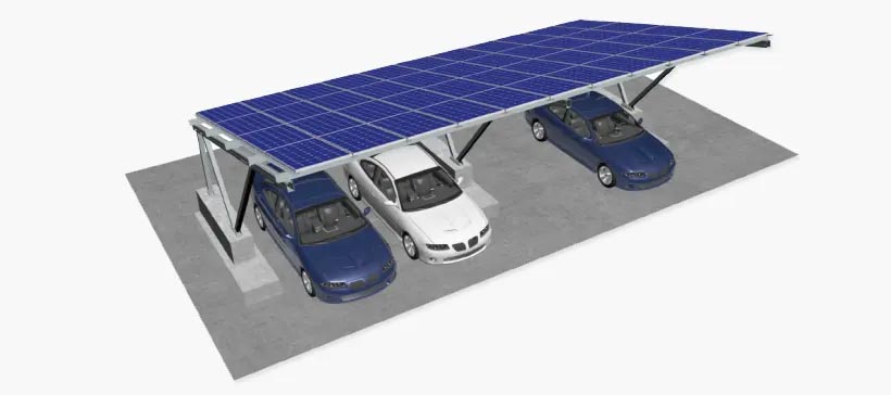 邁貝特防水太陽能車棚支架系統