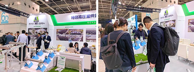 展會現場-客人參觀了解邁貝特產品