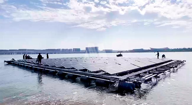 邁貝特漂浮系統順利入海